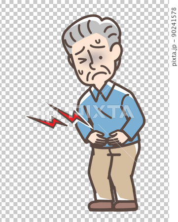 好像肚子疼的爺爺 90241578