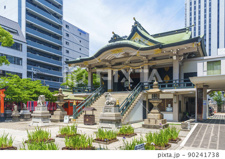 難波神社 新緑の季節(大阪府大阪市中央区博労町) 難波神社 新緑の季節(大阪府大阪市中央区博労町) 90241738
