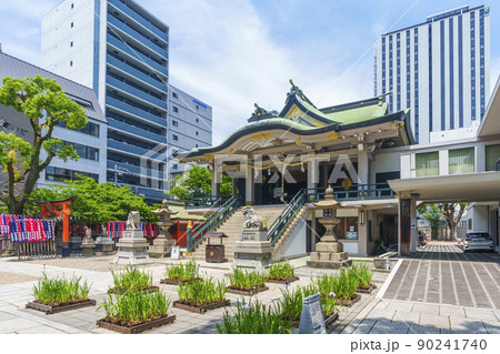 難波神社 新緑の季節(大阪府大阪市中央区博労町) 難波神社 新緑の季節(大阪府大阪市中央区博労町) 90241740