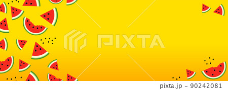 Yellow Summer template banner with a place for the text. Yellow Summer template banner with a place for the text. 90242081