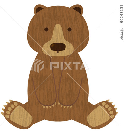 clipart of a sitting bear