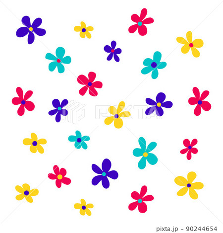 set of daisy flowers  90244654