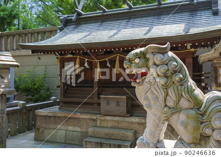 末社　十四柱相殿神社（難波神社／大阪市中央区博労町） 90246636