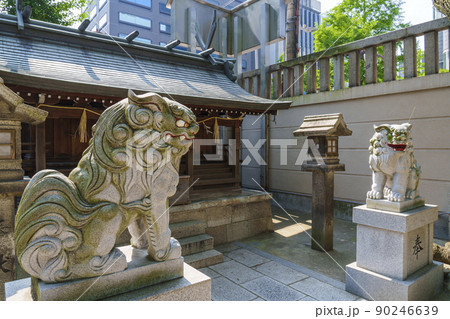 末社　十四柱相殿神社（難波神社／大阪市中央区博労町） 90246639