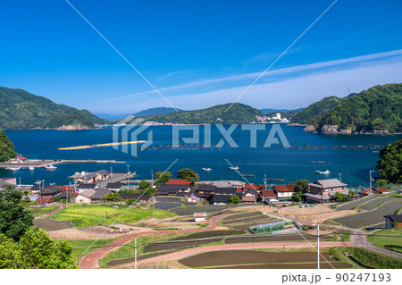 《福井県》閑静な田舎の風景・日引の棚田 《福井県》閑静な田舎の風景・日引の棚田 90247193