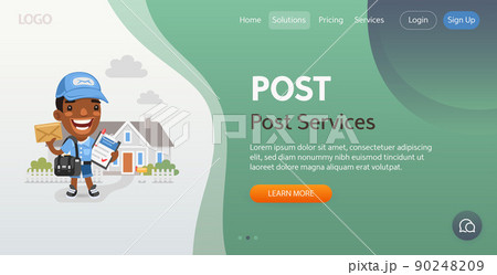 Post Website Template 90248209