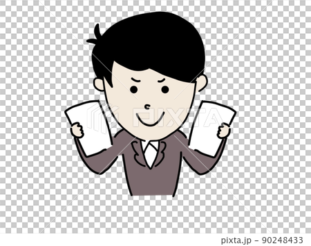 Businessman to compare either proposal 90248433