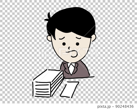 Capacity overtime is a painful businessman who has trouble working overtime Capacity overtime is a painful businessman who has trouble working overtime 90248436