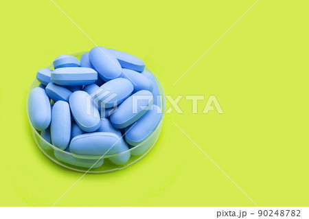 PrEP ( Pre-Exposure Prophylaxis) blue pills used to prevent HIV PrEP ( Pre-Exposure Prophylaxis) blue pills used to prevent HIV 90248782