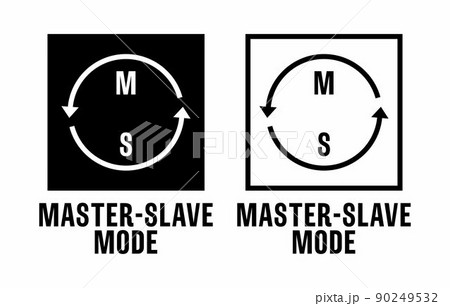 Master-Slave Mode vector information sign 90249532