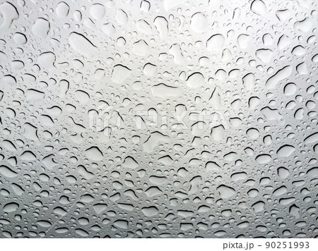 Abstract texture of water drops on a glass Abstract texture of water drops on a glass 90251993