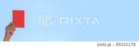 レッドカード　【 審判 の イメージ 】 90252178