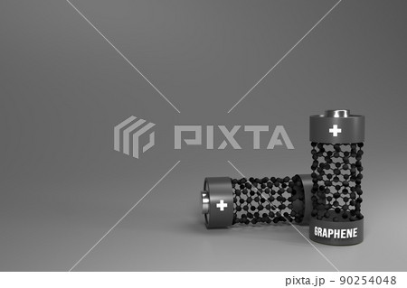 two graphene batteries science concept 90254048
