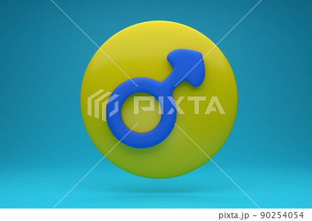 blue male gender symbol blue male gender symbol 90254054