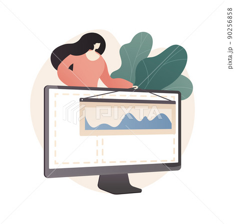 Sitemap creation abstract concept vector illustration. 90256858
