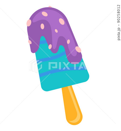 Eskimo on a stick - modern flat design style single isolated object 90258012