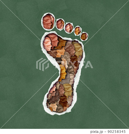Social Carbon Footprint 90258345
