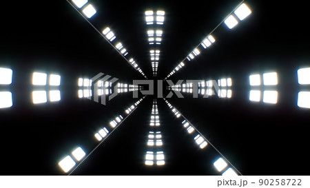 Bright White Tunnel Light Effect 90258722