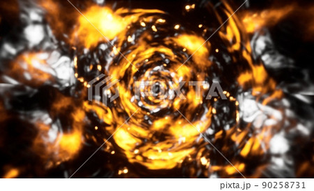 Blurred Fire and Smoke Energy Tornado Effect 90258731