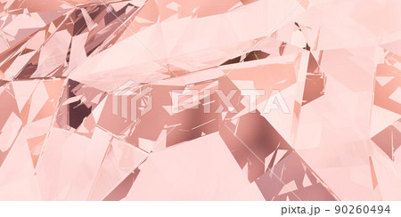 abstract glass reflections technology background visualization 3d render illustration 90260494