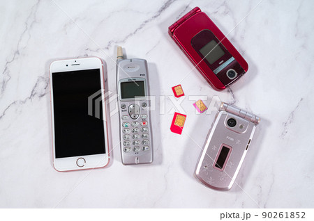 ガラケーとスマホ -電話回線の乗り換え- 90261852