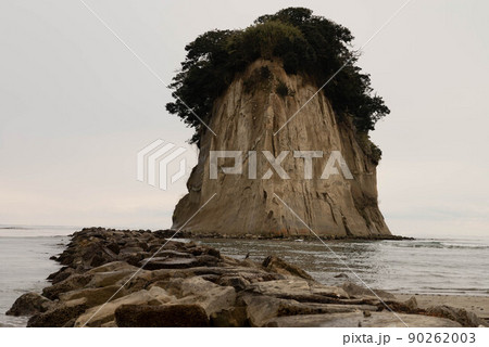 見附島　能登半島　珠洲　軍艦島 90262003