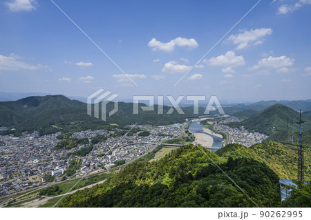 岐阜城展望台から、北東方面の眺望 岐阜城展望台から、北東方面の眺望 90262995