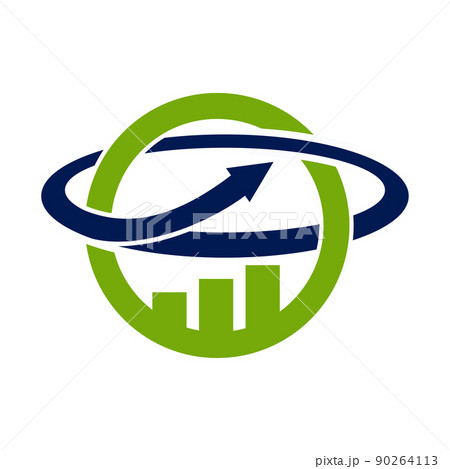 global arrow accounting business logo Icon Illustration Brand Identity global arrow accounting business logo Icon Illustration Brand Identity 90264113