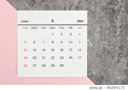 Top views Calendar desk June is the month for organizers to plan and remind on the table background. 90264173