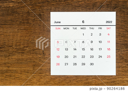 Top views Calendar desk June is the month for organizers to plan and remind on the wooden table background. Top views Calendar desk June is the month for organizers to plan and remind on the wooden table background. 90264186