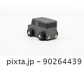ミニバンタイプの小さな木製ミニチュアカー （横位置） 90264439