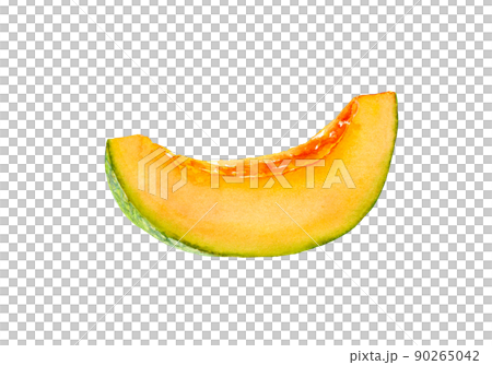 Yubari 瓜模擬手繪透明背景的水彩插圖 90265042