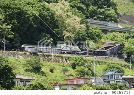 姨捨棚田から見た姨捨駅 姨捨棚田から見た姨捨駅 90265712