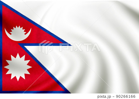 ネパール　 国　旗　アイコン 90266166