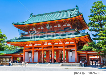 京都　平安神宮　応天門 90267068