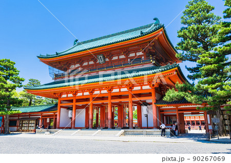 京都　平安神宮　応天門 90267069