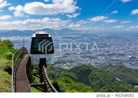 皿倉山スロープカーの風景 北九州市八幡東区 皿倉山スロープカーの風景 北九州市八幡東区 90268082