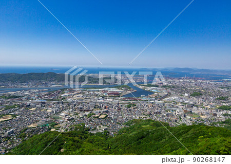 皿倉山からの眺望　北九州市八幡東区 90268147