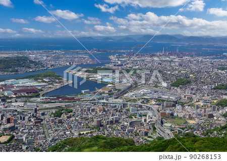 皿倉山からの眺望　北九州市八幡東区 90268153