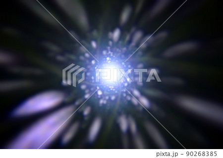 宇宙空間のワープをイメージした背景素材(ワームホール のイメージ) 宇宙空間のワープをイメージした背景素材(ワームホール のイメージ) 90268385