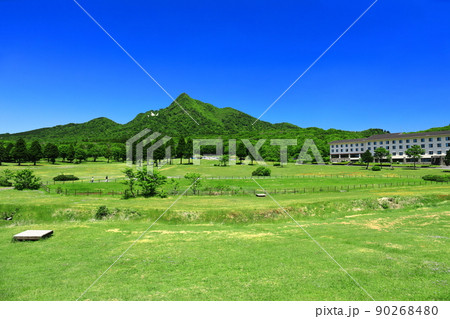 【鳥取県】快晴の鏡ヶ成と新緑(奥大山) 【鳥取県】快晴の鏡ヶ成と新緑(奥大山) 90268480
