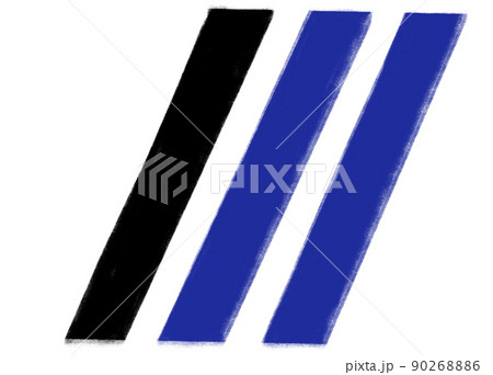 Blue grey black Geometric minimal style element hand drawn illustration Blue grey black Geometric minimal style element hand drawn illustration 90268886