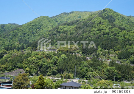 南信州遠山郷の風景(南信濃和田地区) 南信州遠山郷の風景(南信濃和田地区) 90269808