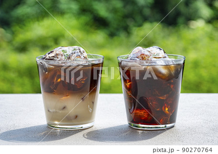 アイスコーヒー　カフェラテ　カフェオレ 90270764