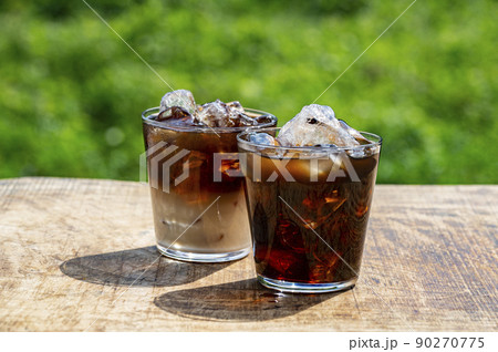 アイスコーヒー　カフェラテ　カフェオレ 90270775