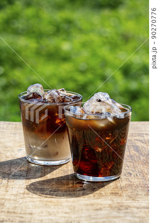 アイスコーヒー　カフェラテ　カフェオレ 90270776