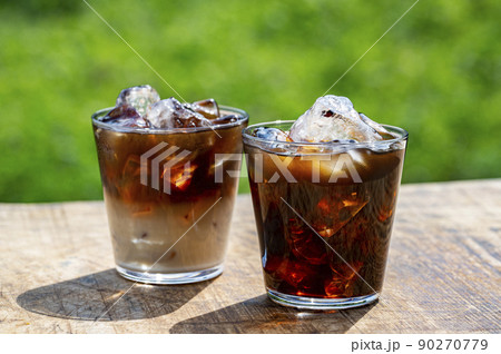 アイスコーヒー　カフェラテ　カフェオレ 90270779