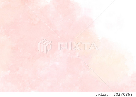背景素材_水彩テクスチャ_ピンク 90270868