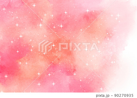 背景素材_水彩テクスチャ_ピンク 90270935