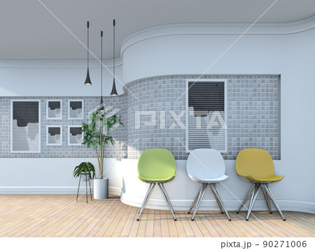 カラフルなプラスチックチェア02 90271006